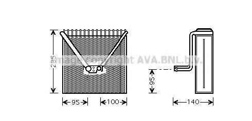 SAV011 evaporator,aer conditionat PRASCO 