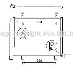 VWA5327D Condensator, climatizare PRASCO 