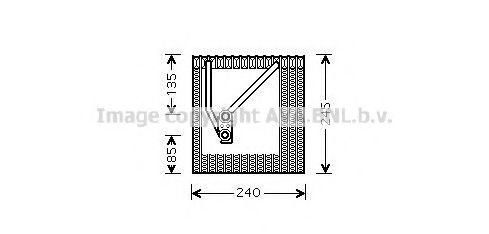 VWV242 evaporator,aer conditionat PRASCO 