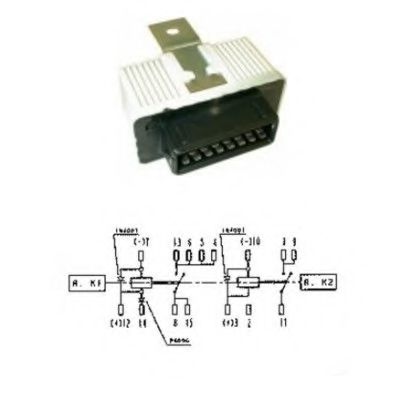 7240103 Releu, pompa combustibil HOFFER 