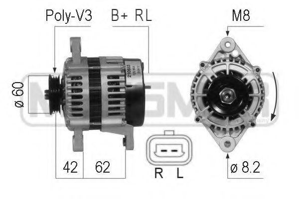 210683 Generator / Alternator MESSMER 