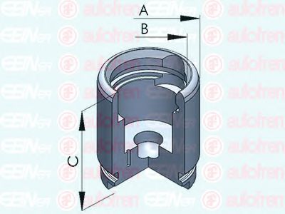 Piston, etrier frana