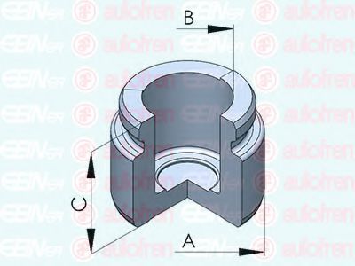 Piston, etrier frana