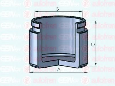 Piston, etrier frana
