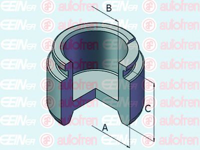 D025479 Piston, etrier frana AUTOFREN SEINSA 