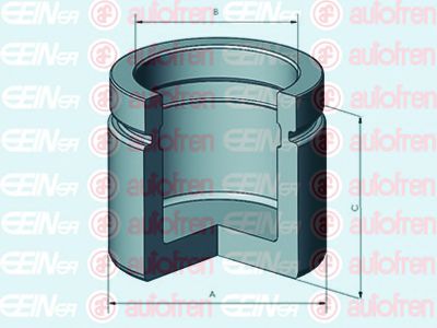 D025487 Piston, etrier frana AUTOFREN SEINSA 