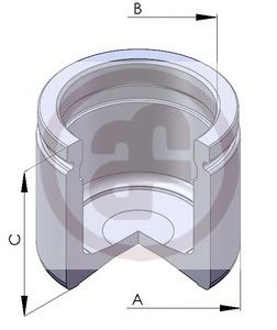 Piston, etrier frana