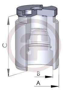 Piston, etrier frana
