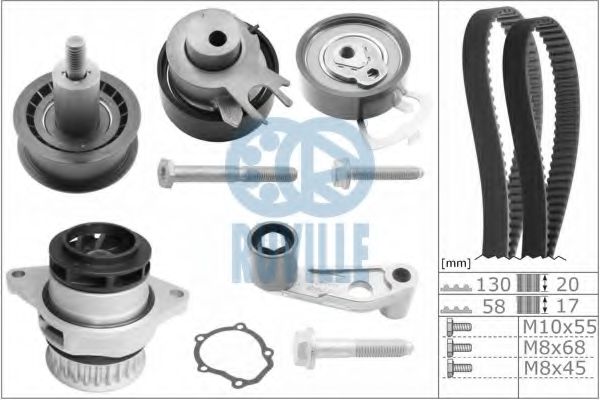 Set pompa apa + curea dintata