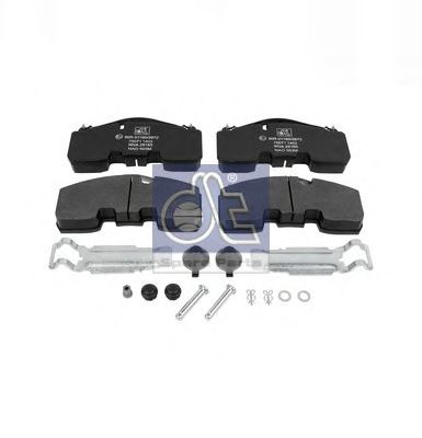set placute frana,frana disc 2