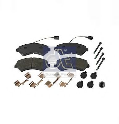 set placute frana,frana disc 2
