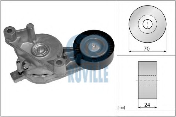 55777 intinzator,curea transmisie RUVILLE 