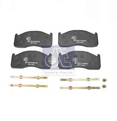 set placute frana,frana disc 2