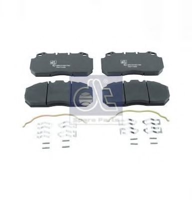 set placute frana,frana disc 2