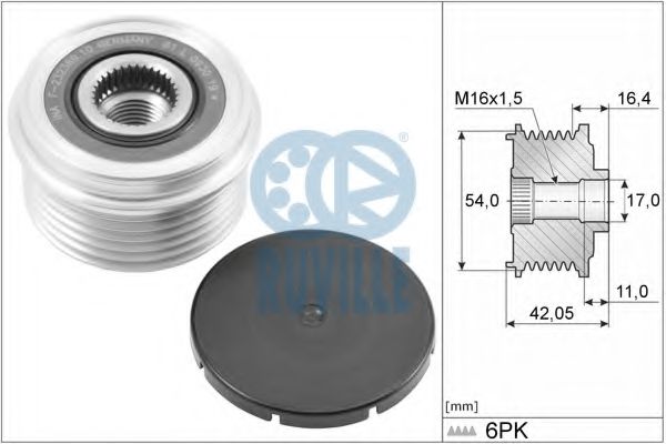 56145 Sistem roata libera, generator RUVILLE 