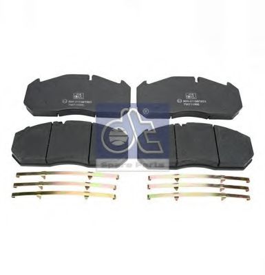 set placute frana,frana disc 2