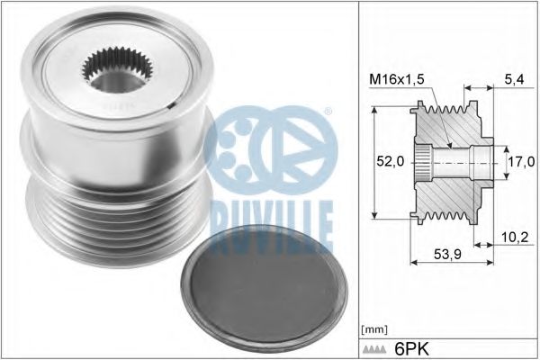 56395 Sistem roata libera, generator RUVILLE 