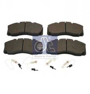 set placute frana,frana disc 2