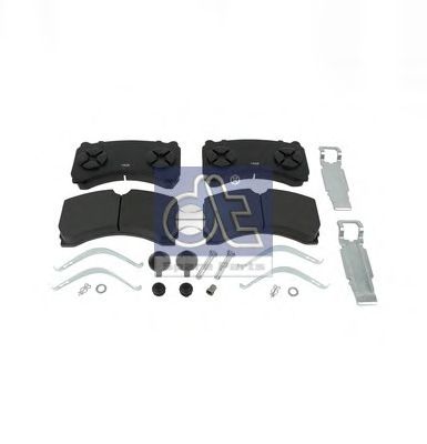 set placute frana,frana disc 2