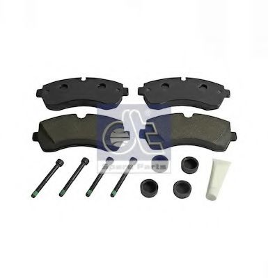 set placute frana,frana disc 2