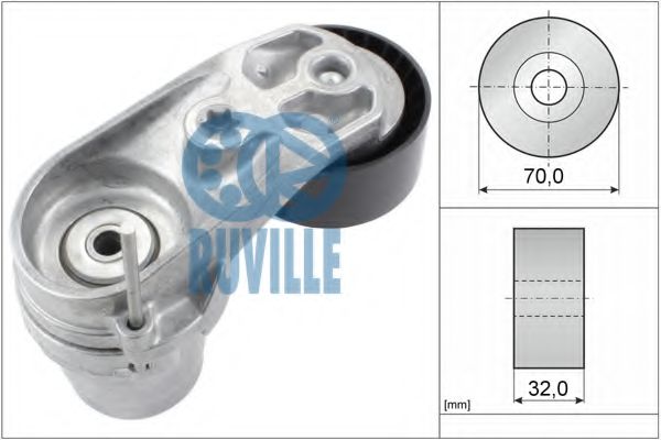 57603 intinzator,curea transmisie RUVILLE 