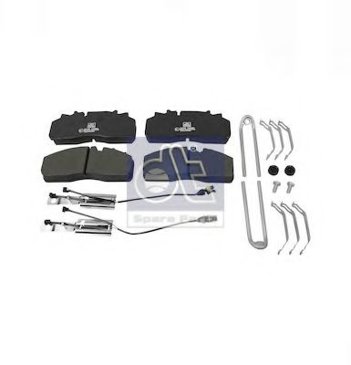 set placute frana,frana disc 2