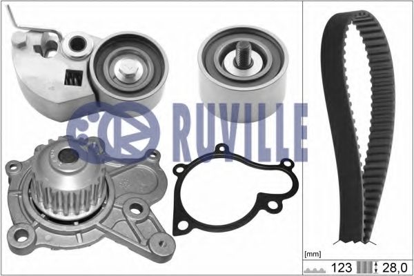 Set pompa apa + curea dintata
