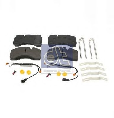 set placute frana,frana disc 2
