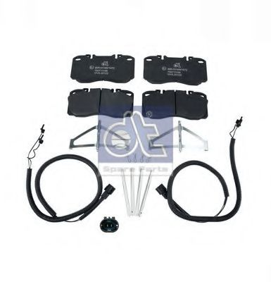 set placute frana,frana disc 2