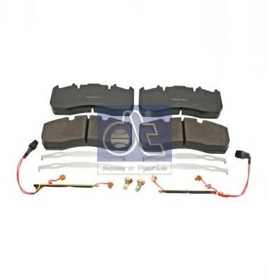 set placute frana,frana disc 2