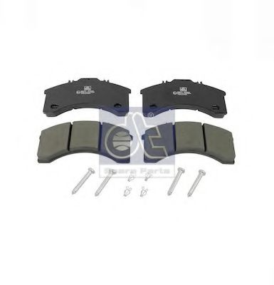 set placute frana,frana disc 2