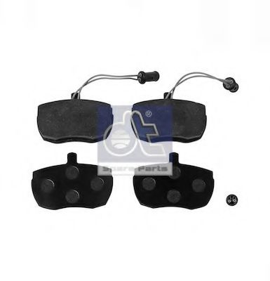 set placute frana,frana disc 2