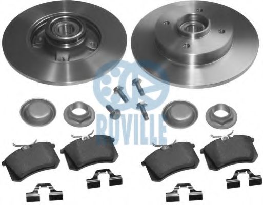 6644BD1 Set frana, frana disc RUVILLE 