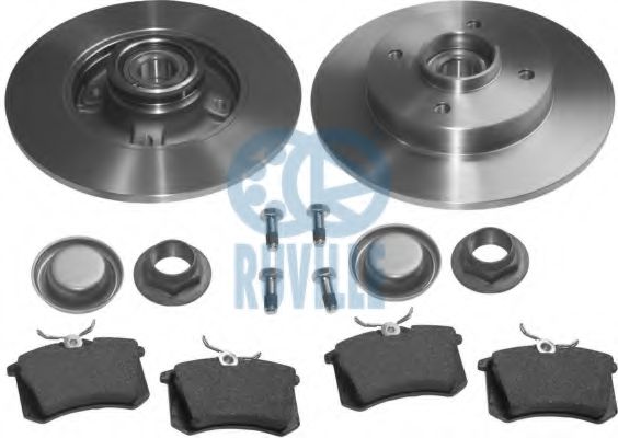 6644BD2 Set frana, frana disc RUVILLE 