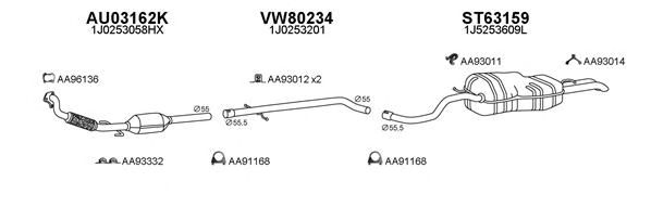 600032 Sistem de esapament VENEPORTE 