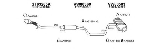800304 Sistem de esapament VENEPORTE 
