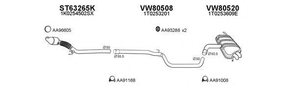 800305 Sistem de esapament VENEPORTE 