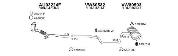 800307 Sistem de esapament VENEPORTE 