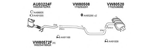 800602 Sistem de esapament VENEPORTE 