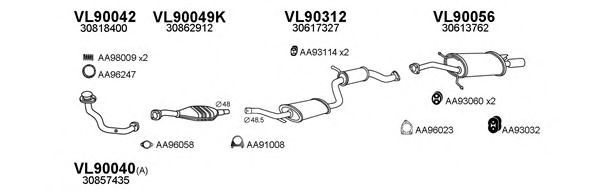 900184 Sistem de esapament VENEPORTE 
