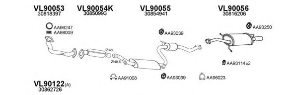 900186 Sistem de esapament VENEPORTE 