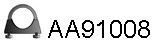AA91008 Colier, sistem de esapament VENEPORTE 