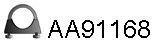 AA91168 Colier, sistem de esapament VENEPORTE 