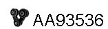 AA93536 tampon cauciuc,amortizor esapament VENEPORTE 
