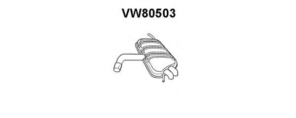 VW80503 Toba esapament finala VENEPORTE 