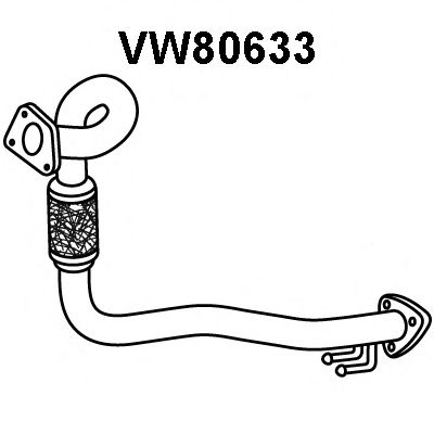 VW80633 Racord evacuare VENEPORTE 