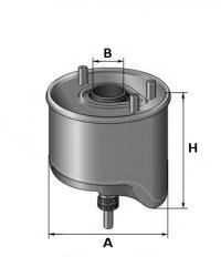 XN702 filtru combustibil UNIFLUX FILTERS 