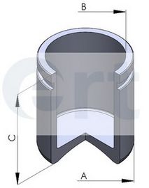 150558-C Piston, etrier frana ERT 