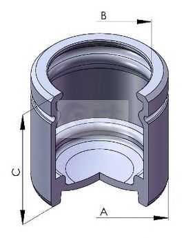 150566-C Piston, etrier frana ERT 