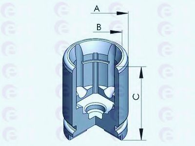 Piston, etrier frana
